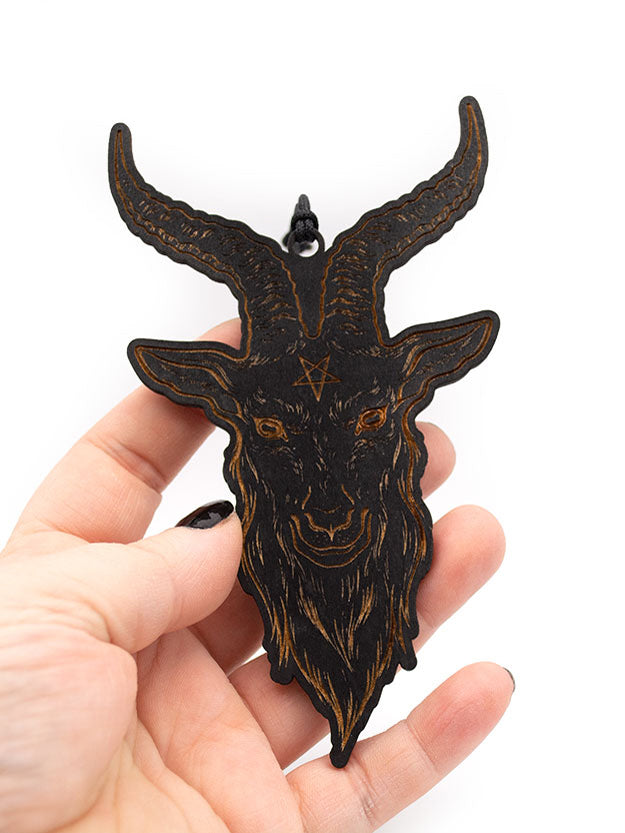 Baphomet Wood Ornament