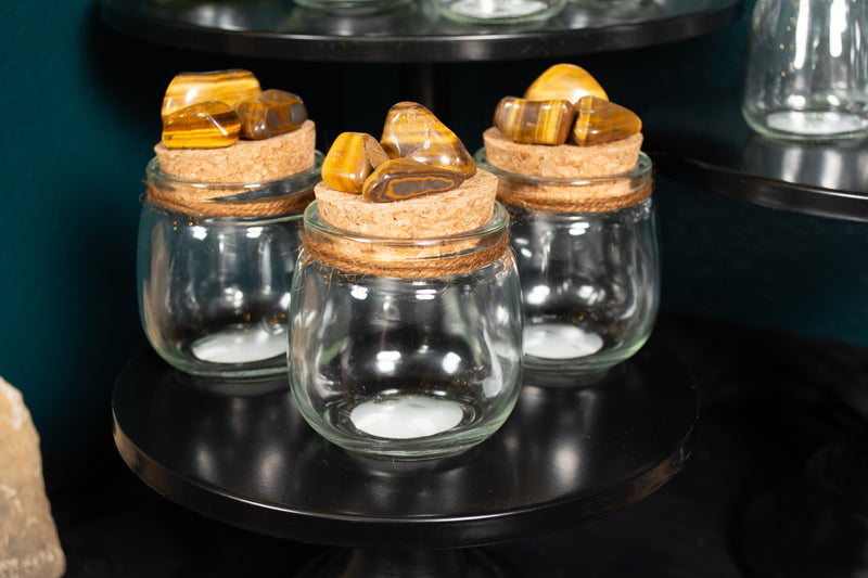 Crystal Top Jar - 7oz Pot