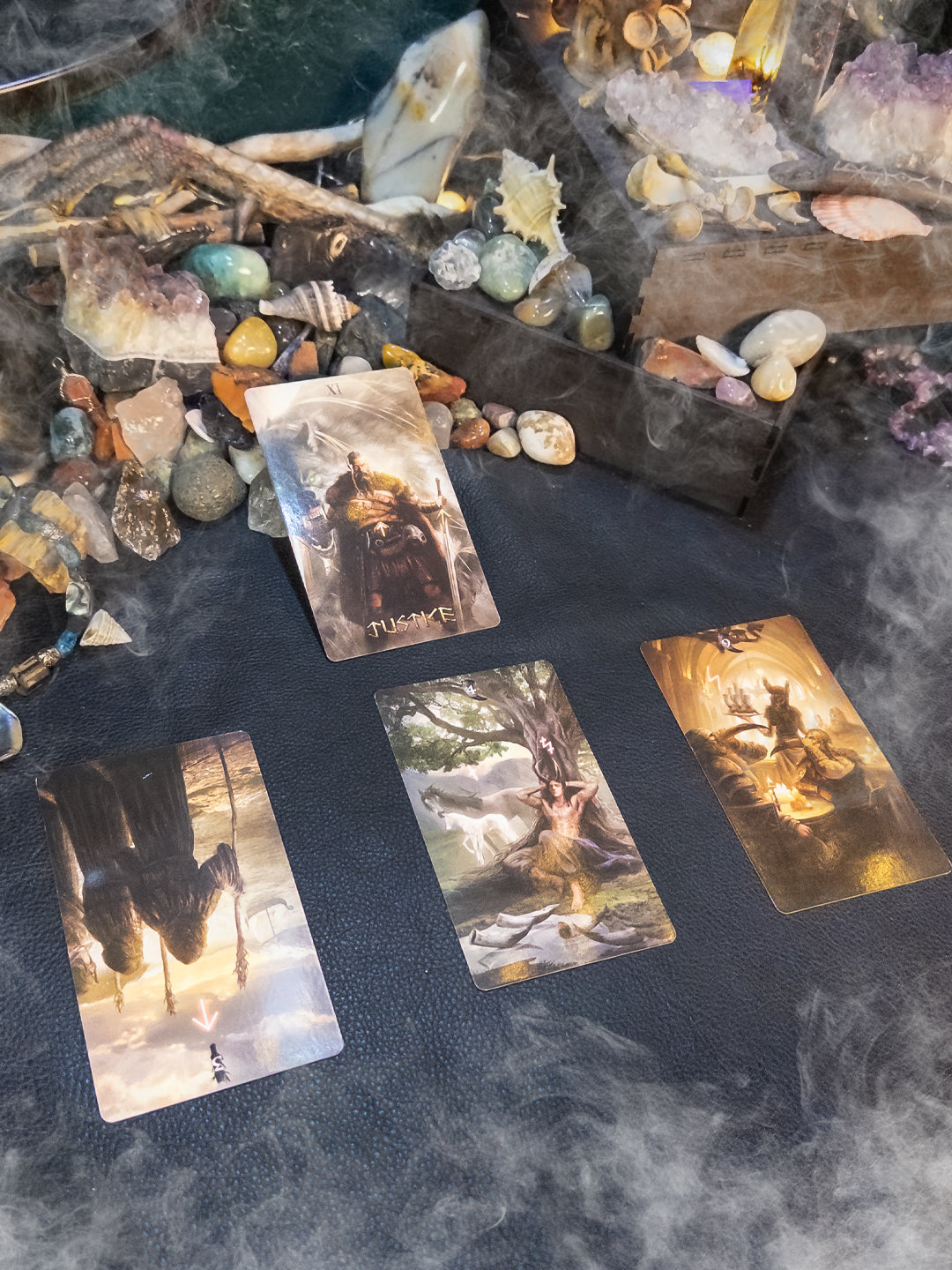 Fate’s Guidance: 4-Card Norn’s Tarot Reading