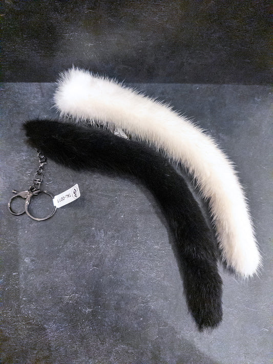 Mink Tail Keychain