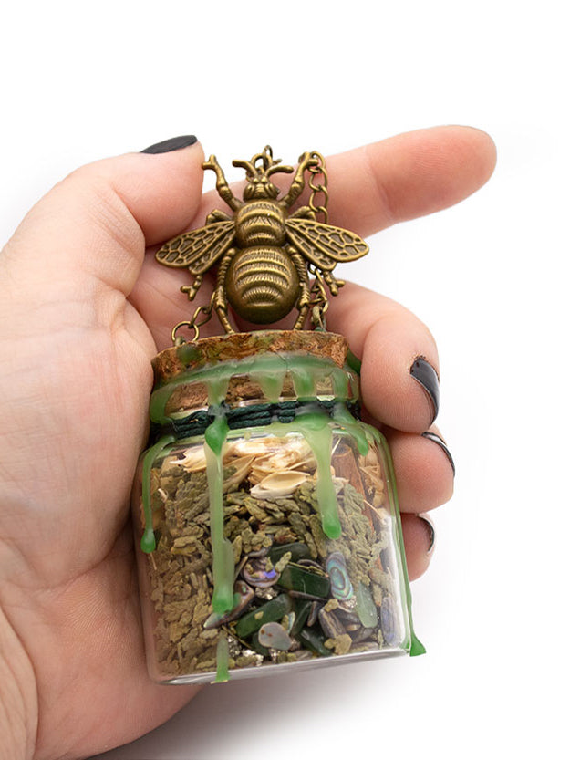 Abundance and Prosperity Spell Jar Ornament