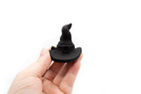 Carved Black Obsidian Witches Hat