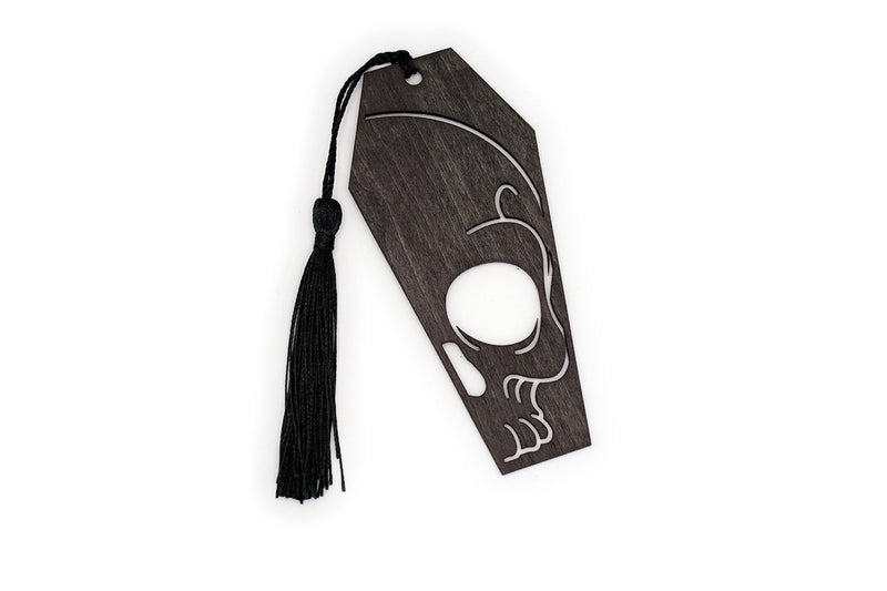 Coffin Bookmark: Skull