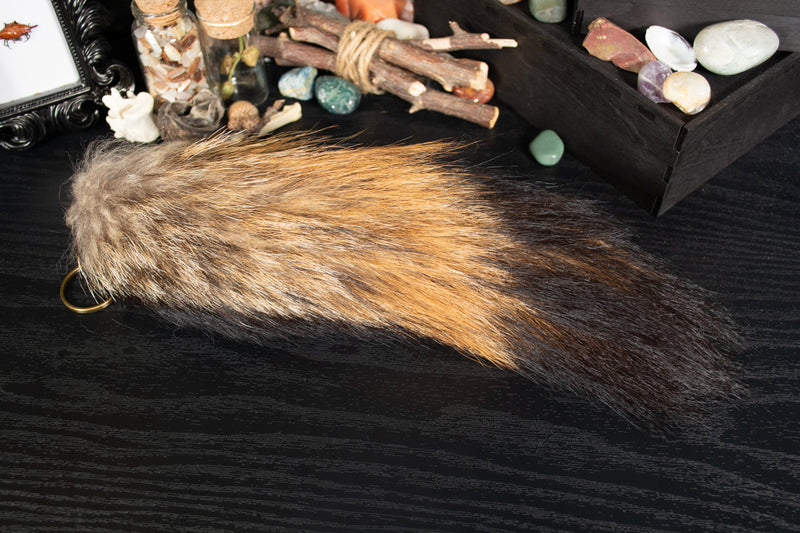 Finn Raccoon Tail Keychain