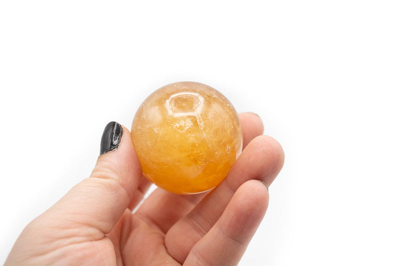 Honey Calcite Sphere 1.5"-2"