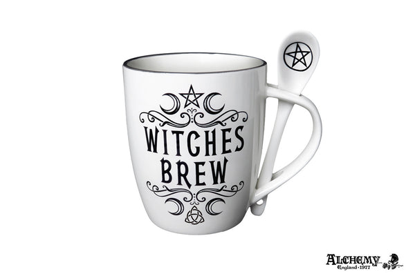 Mug & Spoon Set - Crescent Witches Brew