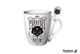 Mug & Spoon Set - Purrfect Brew