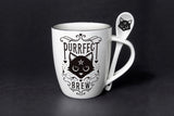 Mug & Spoon Set - Purrfect Brew