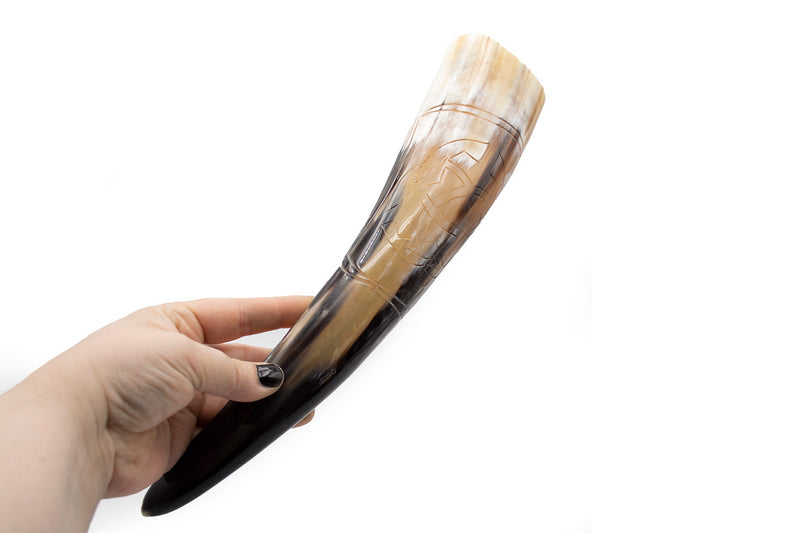 Norse Drinking Horn - Mjolnir