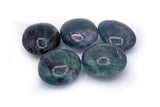 Rainbow Fluorite: Palm Stones Small (AA) - Seidora