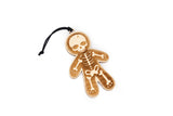 Skelly Gingerbread Man Wood Ornament