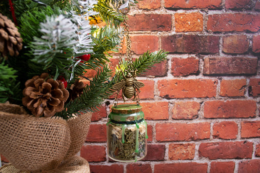 Abundance and Prosperity Spell Jar Ornament